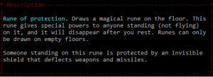 Rune magic lets you draw runes on the floor